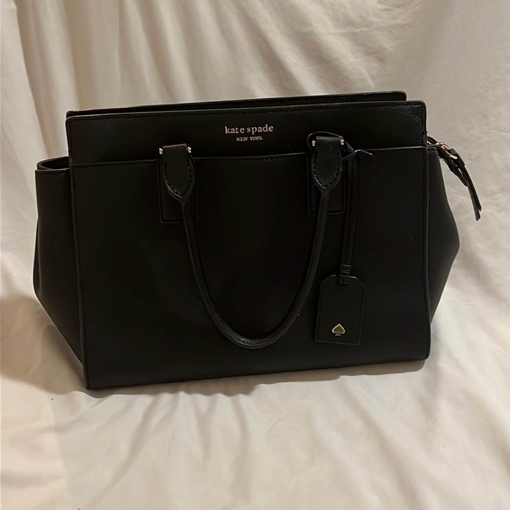 black large Kate Spade handbag